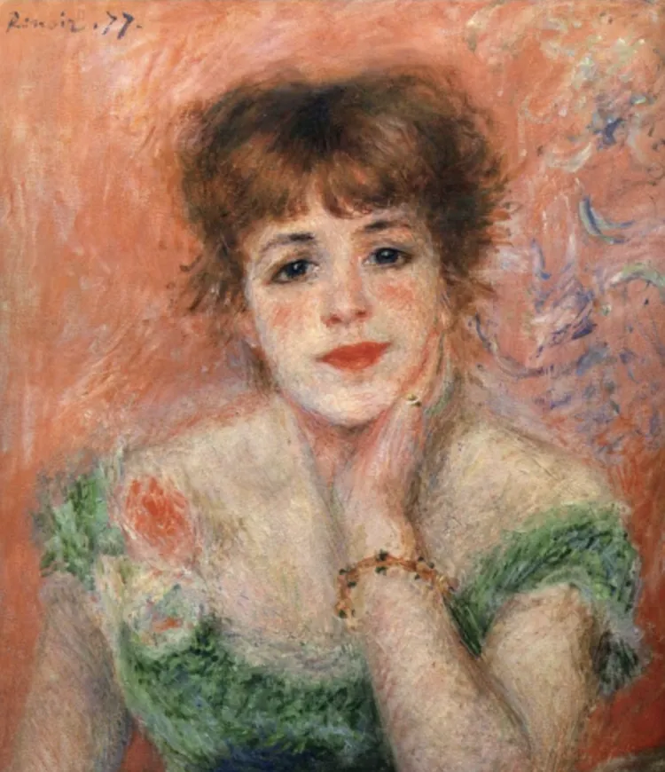 Only Mi — woman portrait on an orange background